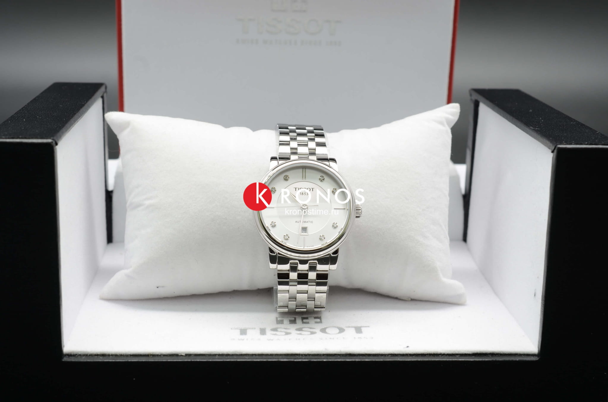 Tissot Tissot Carson Automatic Lady T122.207.11.036.00 швейцария наручные женские часы заводная головка с логотипом Tissot